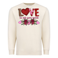 Sandshell love is all you need Premium Sweatshirt - AdoDesignShop