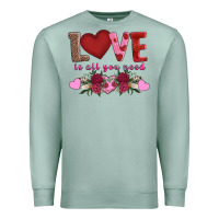Seafoam love is all you need Premium Sweatshirt - AdoDesignShop
