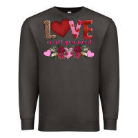 Smoke love is all you need Premium Sweatshirt - AdoDesignShop