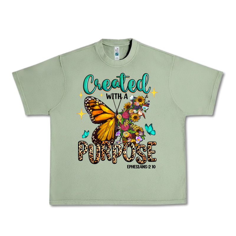 Created With A Purpose Ephesians 2 10 Urban Heavy Tee by RanaPortraitStore | Teevron