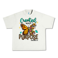 Pistachio created with a purpose ephesians 2 10 Urban Heavy Tee - RanaPortraitStore
