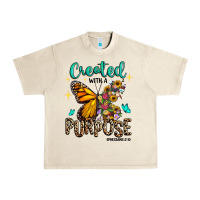 Sandshell created with a purpose ephesians 2 10 Urban Heavy Tee - RanaPortraitStore