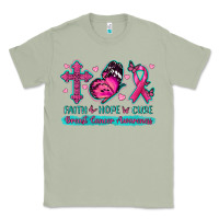 Matcha Faith Hope Cure Breast Cancer Awareness Classic Tee - texasbilliewilder