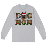 Moon Dust chriistmas dog mom with german shepherd Long Sleeve Tee - RanaPortraitStore