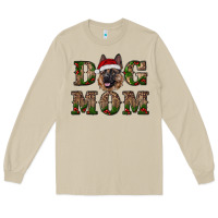 Mushroom chriistmas dog mom with german shepherd Long Sleeve Tee - RanaPortraitStore