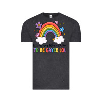 Vintage Black if being gay was a choice i'd be gayer lol Vintage Tee - MaliasSmallBusiness