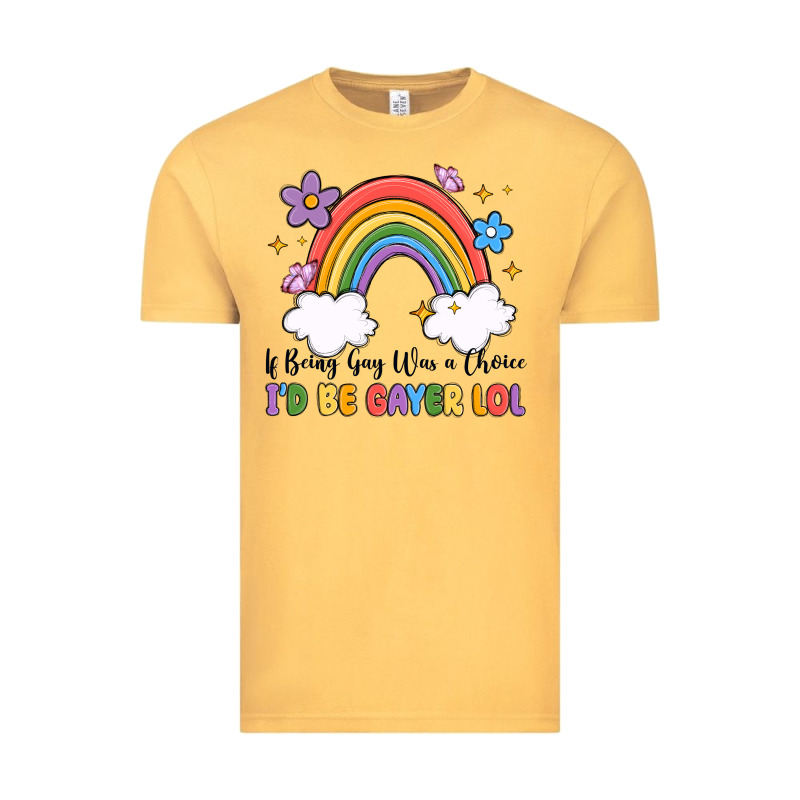 If Being Gay Was A Choice I'd Be Gayer Lol Vintage Tee by MaliasSmallBusiness | Teevron