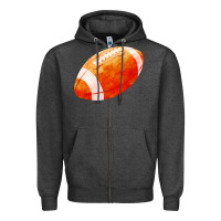 American Football  Pigskin  Gridiron Football Zipper Hoodie | Teevron