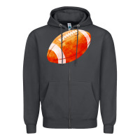 Smoke american football  pigskin  gridiron football Zipper Hoodie - FaDigitalArtStudio