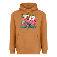 Meerkat love letter with typewriter Heavyweight Hoodie - AdoDesignShop
