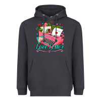 Smoke love letter with typewriter Heavyweight Hoodie - AdoDesignShop