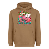 Toasted Coconut love letter with typewriter Heavyweight Hoodie - AdoDesignShop