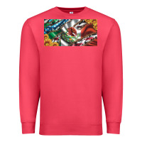 Cardinal usa flag and mexico flag with sunflower and cowhide  license plate Premium Sweatshirt - Artiststas