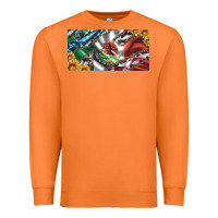 Carrot usa flag and mexico flag with sunflower and cowhide  license plate Premium Sweatshirt - Artiststas