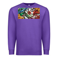 Purple usa flag and mexico flag with sunflower and cowhide  license plate Premium Sweatshirt - Artiststas
