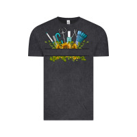 Vintage Black customize nail tools with sunflower Vintage Tee - BarkalooDesign