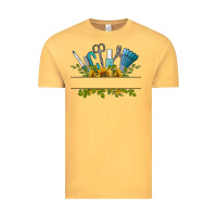 Vintage Mustard customize nail tools with sunflower Vintage Tee - BarkalooDesign