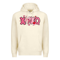 Sandshell xoxo disco heart valentine's day Premium Hoodie - MaliasSmallBusiness