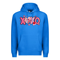 True Royal xoxo disco heart valentine's day Premium Hoodie - MaliasSmallBusiness