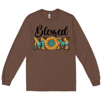 Chestnut blessed mom Long Sleeve Tee - RanaPortraitStore