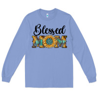 Colony Blue blessed mom Long Sleeve Tee - RanaPortraitStore