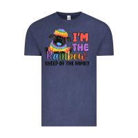 Vintage Denim i'm the rainbow sheep of the family Vintage Tee - MaliasSmallBusiness
