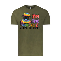 Vintage Olive i'm the rainbow sheep of the family Vintage Tee - MaliasSmallBusiness