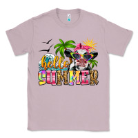 Lilac hello summer cow Classic Tee - Zillion Design Studio