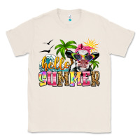 Natural hello summer cow Classic Tee - Zillion Design Studio