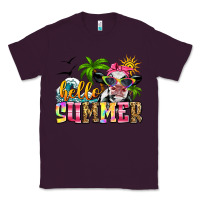Plum hello summer cow Classic Tee - Zillion Design Studio