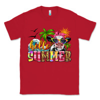 Red hello summer cow Classic Tee - Zillion Design Studio