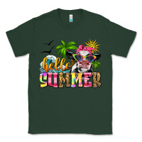 Sports Green hello summer cow Classic Tee - Zillion Design Studio