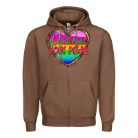 Chestnut dont hide your pride Zipper Hoodie - HRA Design Shop