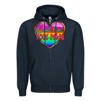 Navy dont hide your pride Zipper Hoodie - HRA Design Shop