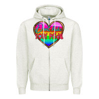 Oatmeal Heather dont hide your pride Zipper Hoodie - HRA Design Shop