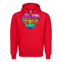 Red dont hide your pride Zipper Hoodie - HRA Design Shop