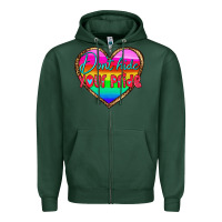 Sports Green dont hide your pride Zipper Hoodie - HRA Design Shop