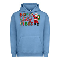 Holly Jolly Vibes Christmas With Santa Urban Hoodie | Teevron