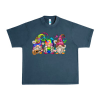 Midnight Navy hippie gnomes Urban Heavy Tee - Zillion Design Studio
