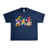 Navy hippie gnomes Urban Heavy Tee - Zillion Design Studio