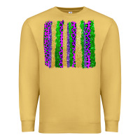 Antique Gold mardi gras brushstrokes Premium Sweatshirt - AdoDesignShop