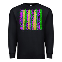 Black mardi gras brushstrokes Premium Sweatshirt - AdoDesignShop