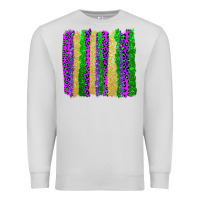 Dove Grey mardi gras brushstrokes Premium Sweatshirt - AdoDesignShop