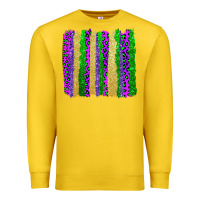 Lemon mardi gras brushstrokes Premium Sweatshirt - AdoDesignShop