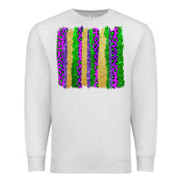 Oatmeal Heather mardi gras brushstrokes Premium Sweatshirt - AdoDesignShop