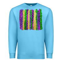 Ocean Blue mardi gras brushstrokes Premium Sweatshirt - AdoDesignShop