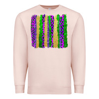 Pale Pink mardi gras brushstrokes Premium Sweatshirt - AdoDesignShop