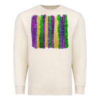 Sandshell mardi gras brushstrokes Premium Sweatshirt - AdoDesignShop