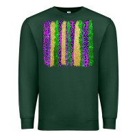 Sports Green mardi gras brushstrokes Premium Sweatshirt - AdoDesignShop