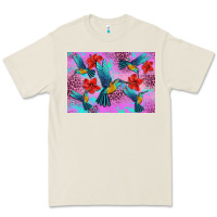 Bone Flower Hummingbird Premium Tee - Artiststas